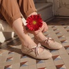 image:imageTrary Sorise Ballet Flats Mary Jane Shoes Women Ballerina Flat with BowKhaki