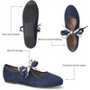 image:imageTrary Sorise Ballet Flats Mary Jane Shoes Women Ballerina Flat with BowNavy Blue