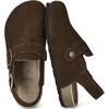 image:imageTrary Keoris Genuine Suede Clogs for Women Potato Shoes with Back StrapCoffee