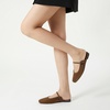image:imageTrary Women Mary Jane Mule Flats Square Toe Slip On Adjustable Strap ShoesBrown