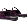 image:imageTrary Women Mary Jane Mule Flats Square Toe Slip On Adjustable Strap ShoesBurgundy