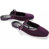 image:imageTrary Women Mary Jane Mule Flats Square Toe Slip On Adjustable Strap ShoesBurgundy