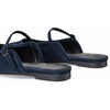 image:imageTrary Women Mary Jane Mule Flats Square Toe Slip On Adjustable Strap ShoesNavy Blue