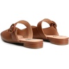 image:imageTrary Women Mary Jane Mule Flats Square Toe Slip On Adjustable Strap ShoesPu Brown