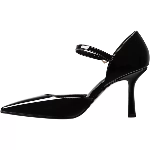 LALA IKAI Women's Ankle Strap Pumps Pointed Toe Stiletto Heels Dressy Sandals Buckle Mary Jane Pumps for Party Shoes