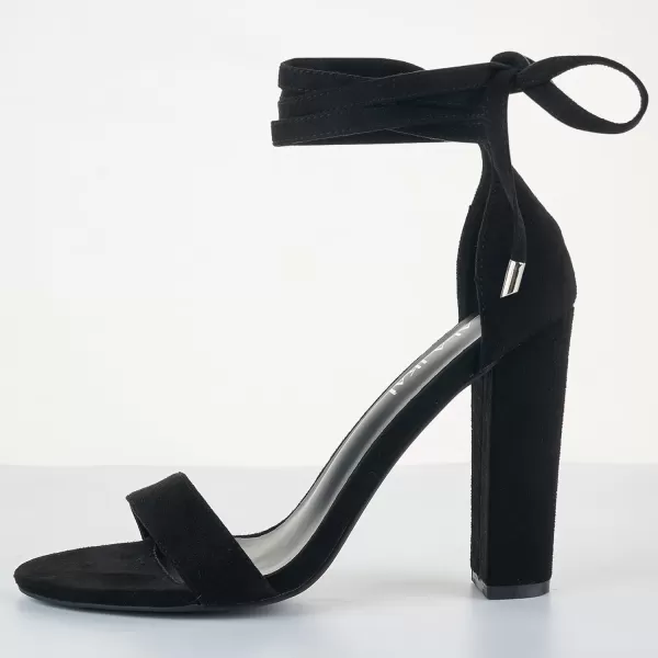Women's High Heels Chunky Heels Sandals for Women Comfy Open Toe Strappy Rhinestone Heeled Sandals White Silver Gold Black Ankle Clear Heels for Party Wedding