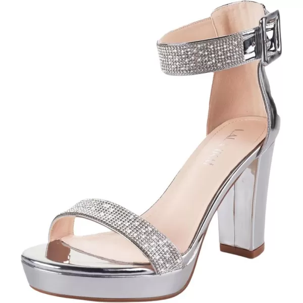 Women's High Heels Chunky Heels Sandals for Women Comfy Open Toe Strappy Rhinestone Heeled Sandals White Silver Gold Black Ankle Clear Heels for Party Wedding