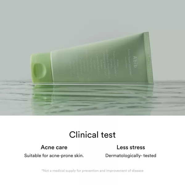 Abib Acne Foam Cleanser Heartleaf Foam 507 fl oz  150 ml  Pore Cleansing Oil Heartleaf OilWash 710 fl oz  210ml