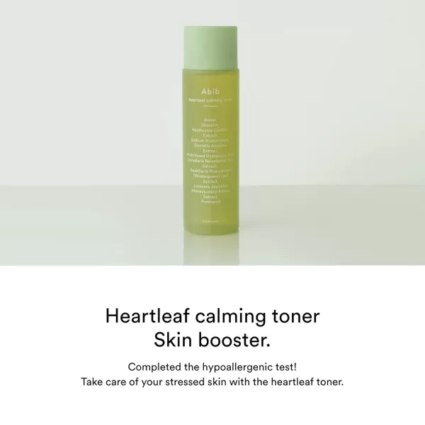 Abib Calming 2 Step Set with Cleanser I Heartleaf Calming Trio All in One Soothing Acne Pimple Mild Acidic for Senstive Skin Irritated Skin