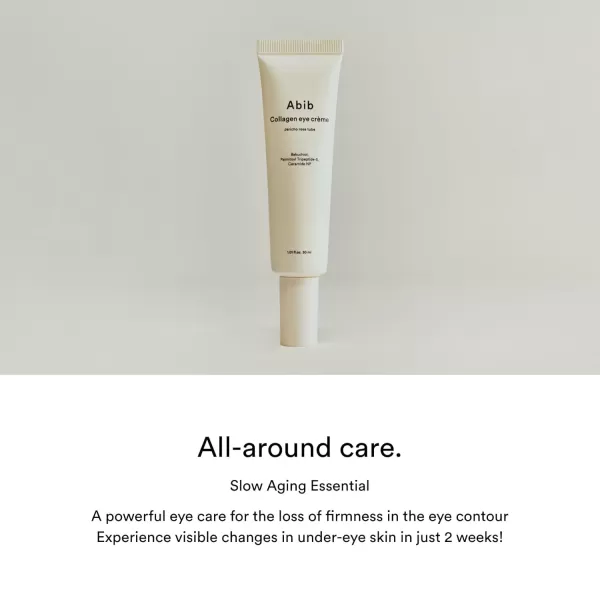 Abib Collagen Eye Crme Jericho Rose Tube for Dark Circles and Puffiness Under Eye Fine Lines