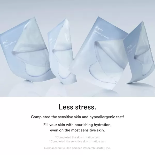 Abib Collagen Gel Mask Sedum Jelly 10 Sheets I Vegan Collagen Hydrating Hyaluronic Acid Hydrogel Facial Mask