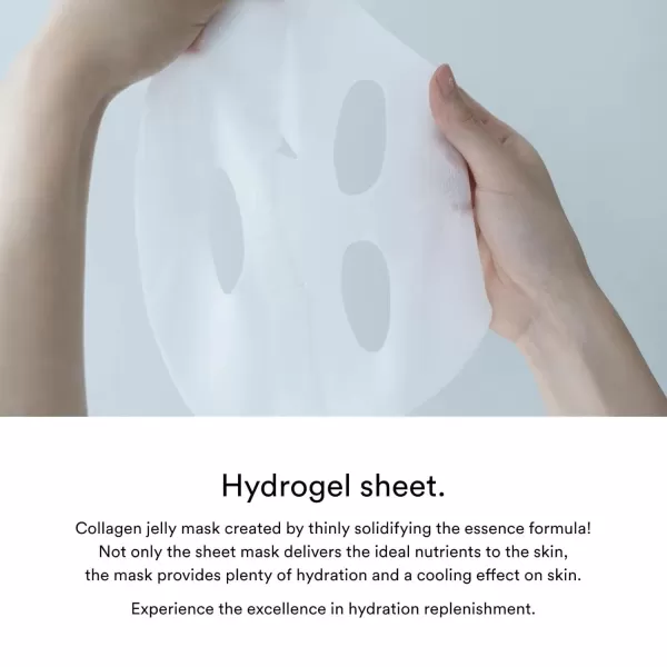 Abib Collagen Gel Mask Sedum Jelly 10 Sheets I Vegan Collagen Hydrating Hyaluronic Acid Hydrogel Facial Mask