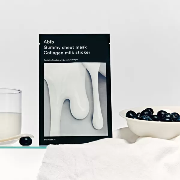 Abib Gummy Sheet Mask 10 Sheets Collagen MilkCollagen Milk