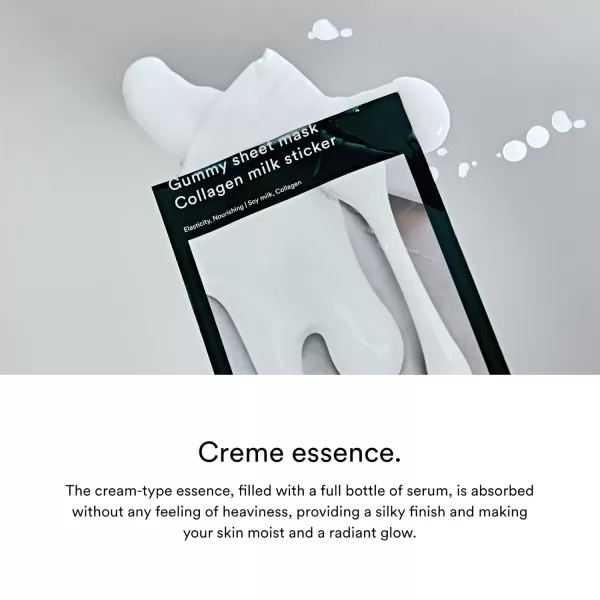 Abib Gummy Sheet Mask 10 Sheets MadecassosideCollagen Milk