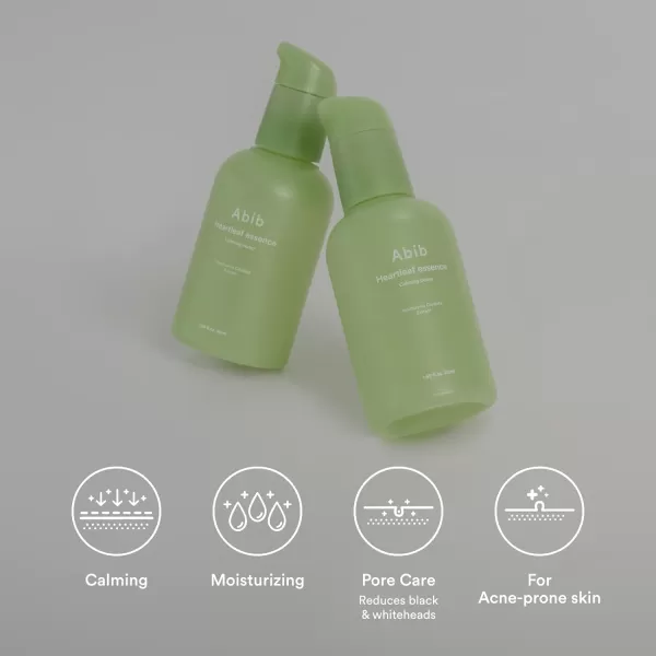 Abib Heartleaf Essence Calming Pump 169 fl oz  50ml I Essence for Face Instant Relief for Redness