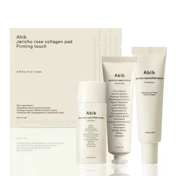 Abib Jericho Trial Kit Travel Kit  Korean Skincare Toner Pads Cream Serum Travel Essentials Gift Set