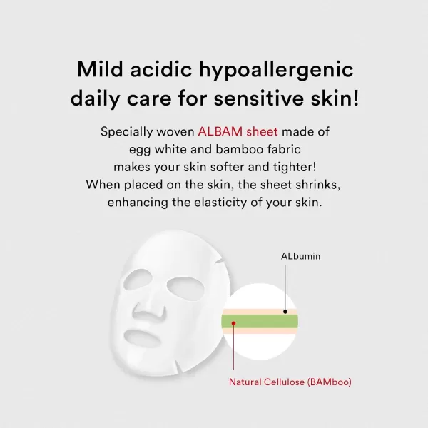 Abib Mild Acidic pH Sheet Mask Aqua Fit 10 Sheets I Intense Hydrating and Moisturizing Care for Dry and Dehydrated SkinAqua