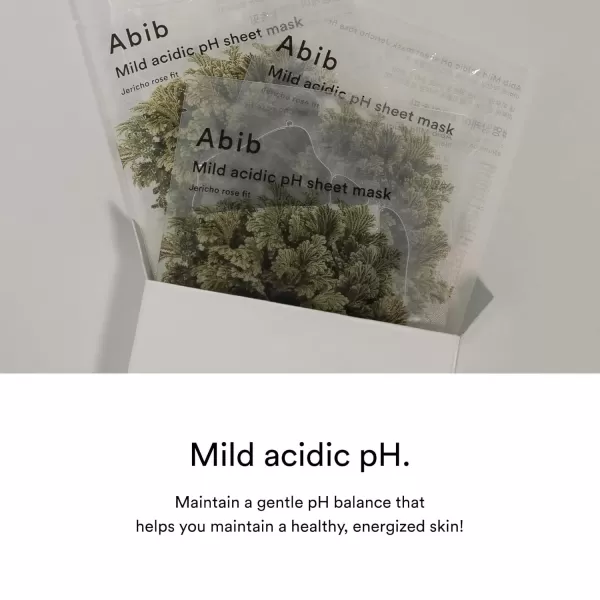 Abib Mild Acidic pH Sheet Mask Aqua Fit 10 Sheets I Intense Hydrating and Moisturizing Care for Dry and Dehydrated SkinJericho