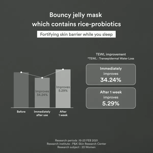 Abib Rice Probiotics Overnight Mask Barrier Jelly 271 fl oz I Intensive Hydrating Nourishing for Skin Barrier Bouncy Skin Texture Less Stress