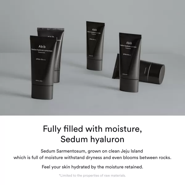 Abib Sedum Hyaluron Sunscreen Protection Tube 169 fl oz  150ml I Reef Safe Easy Washable NonSticky Sun Cream Allantoin for Calming Less Stress Sensitive Skin
