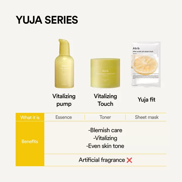 Abib Yuja Essence Vitalizing Pump 169 fl oz  50ml I Revitalizing Blemish Redness Spot Care Vitamin C Essence