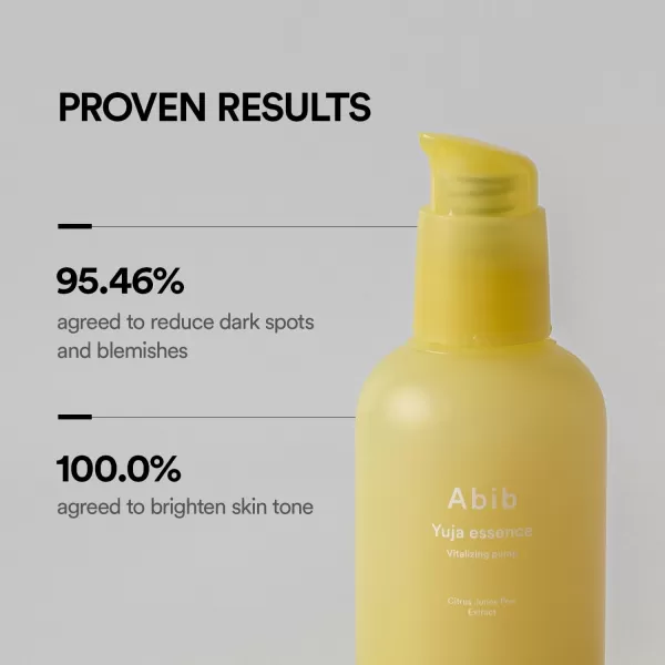 Abib Yuja Essence Vitalizing Pump 169 fl oz  50ml I Revitalizing Blemish Redness Spot Care Vitamin C Essence