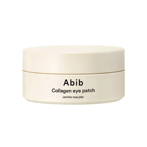 Abib Collagen Eye Patch Jericho Rose Jelly 60 Patches Vegan Collagen Transparent Hydrogel Under Eye Mask for Sensitive Plumper Skin