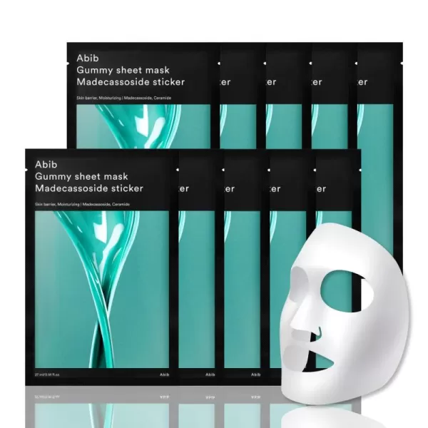 Abib Gummy Sheet Mask 10 Sheets MadecassosideMadecassoside