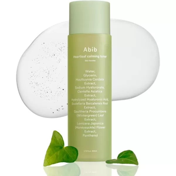 Abib Heartleaf Calming Toner Skin Booster 71 fl oz  210ml I Toner for Senstive Skin Irritated Skin Instant Relief for Acne