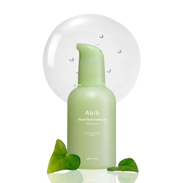 Abib Heartleaf Essence Calming Pump 169 fl oz  50ml I Essence for Face Instant Relief for Redness