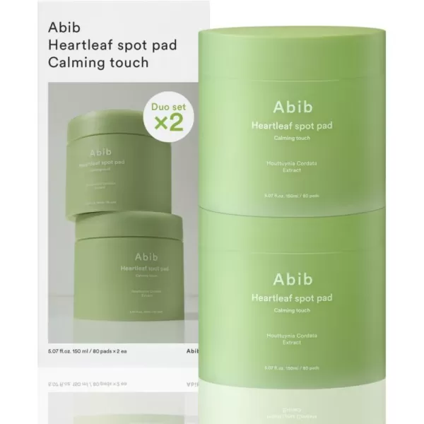 Abib Heartleaf Spot Pad Calming Touch 80 Pads I Toner Pads for Face Redness Relief Instant Calming Moisturizing Facial Toner Light Texture Easy to useUnscented