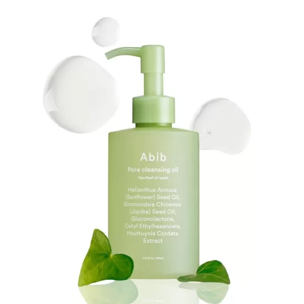Abib Pore Cleansing Oil Heartleaf OilWash 710 fl oz  210ml I Gentle Cleansing Oil for Sensitive Skin Mild Cleanser Blackheads Pore Care Double Cleansing Korean Skincare