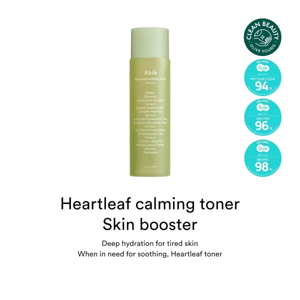 Abib Airy Sunstick Smoothing Bar SPF50 ampamp Abib Heartleaf Calming Toner Skin Booster