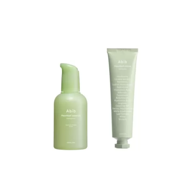 Abib Heartleaf Essence Calming Pump 169 fl oz  50ml Heartleaf Crme Calming Tube 254 fl oz  75ml