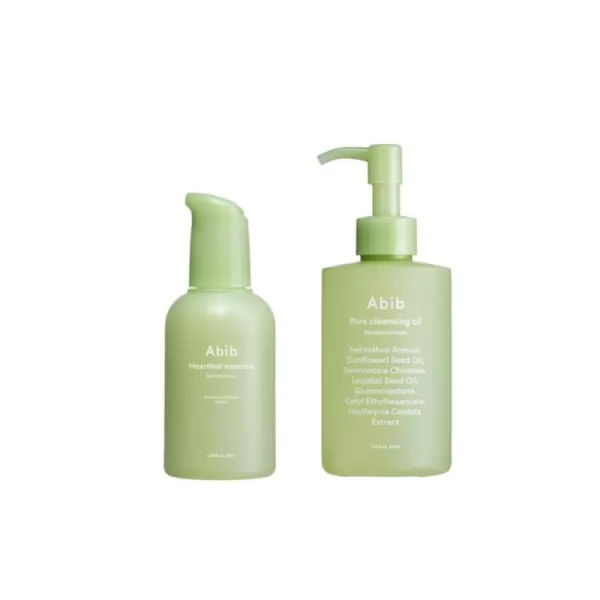 Abib Heartleaf Essence Calming Pump 169 fl oz  50ml Pore Cleansing Oil Heartleaf OilWash 710 fl oz  210ml