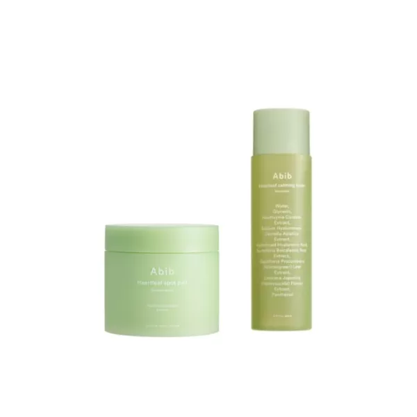 Abib Heartleaf Spot Pad Calming Touch 80 pads ampamp Abib Heartleaf Calming Toner Skin Booster 71 fl oz  210ml