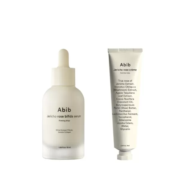 Abib Jericho Rose Bifida Serum Firming Drop ampamp Jericho Rose Crme Nutrition Tube