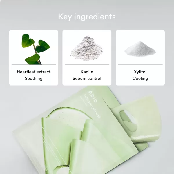 Abib Rice Probiotics Overnight Mask Barrier Jelly 271 fl oz  Collagen Gel Mask Heartleaf Jelly 10 Sheets