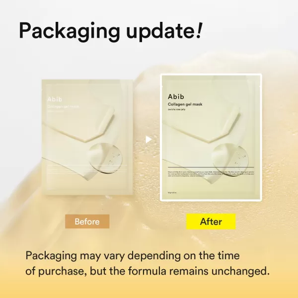 imageAbib Collagen Gel Mask Jericho Rose Jelly 4 Sheets Nourishing I Korean Vegan Collagen Cooling Nourishing Hyaluronic Acid Hydrogel Face Mask Skin CareNourishing Jericho Rose 4pcs