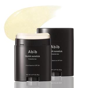 imageAbib NEW Quick Sunstick Protection Bar SPF50 077 fl oz  22 g  Korean Suncreen Stick Suncare Sunblock No Whitecast Protector Solar Barra Centella Asiatica Extract Aloe Extract Ceramide NP