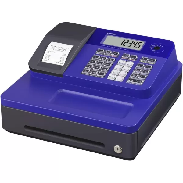 Casio Cash Register for SmallMedium Sized Retail Businesses Blue Bundle