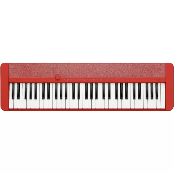 Casio Casiotone CTS1BK 61Key Portable Keyboard BlackRed