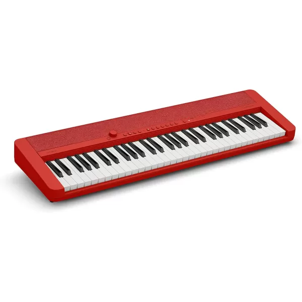 Casio Casiotone CTS1BK 61Key Portable Keyboard BlackRed