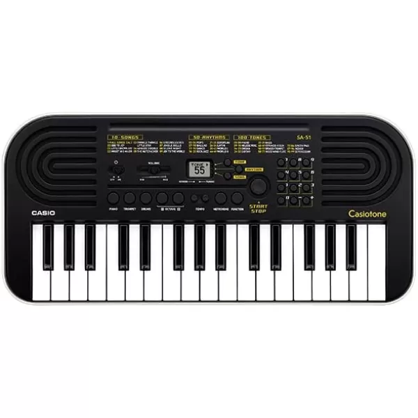 Casio Casiotone SA51 32Key Portable Keyboard with Mini KeysModern