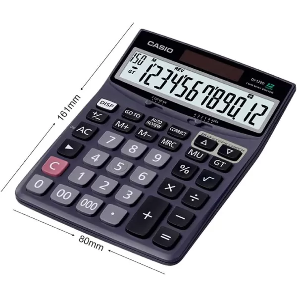 Casio DJ120D Business Desktop Calculator with Check ampamp Correct