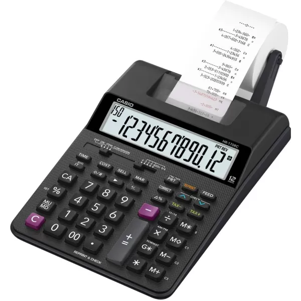 Casio HR10RC MiniDesktop Printing Calculator New Version of The HR8TMPrinting Calculator Casio HR170RC Plus