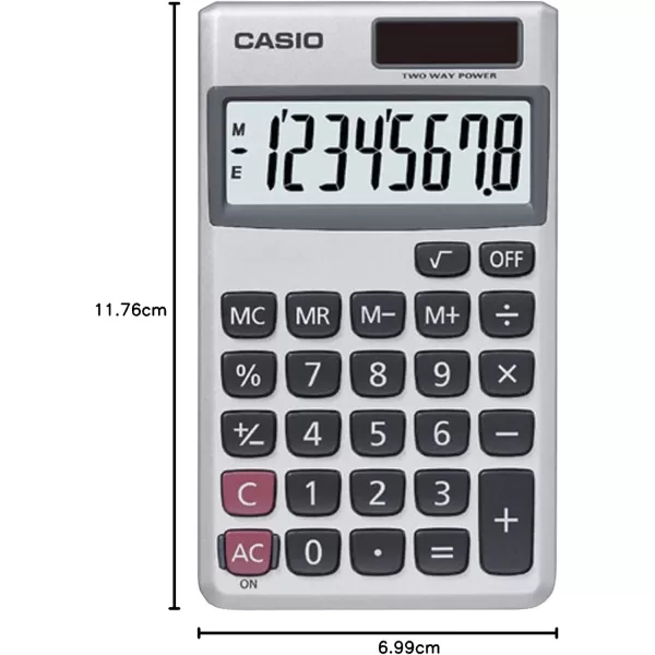 Casio Inc SL300SV Solar Powered Standard Function Calculator1 Count Pack of 1