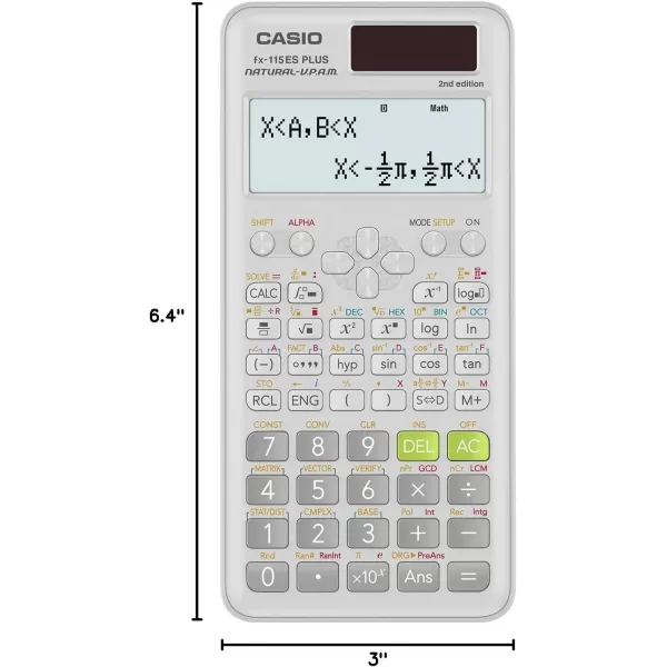 Casio fx115ESPLUS2 2nd Edition Advanced Scientific CalculatorCalculator  Blue Scientific Calculator