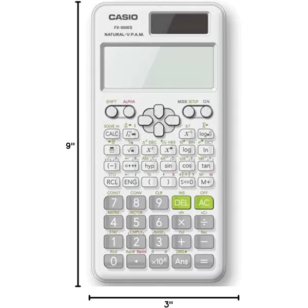 Casio fx115ESPLUS2 2nd Edition Advanced Scientific CalculatorCalculator  Calculator  Black