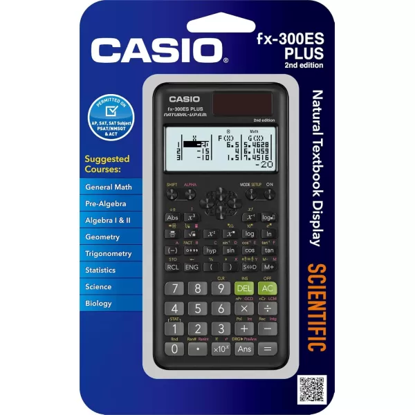 Casio fx115ESPLUS2 2nd Edition Advanced Scientific CalculatorCalculator  Calculator  Black